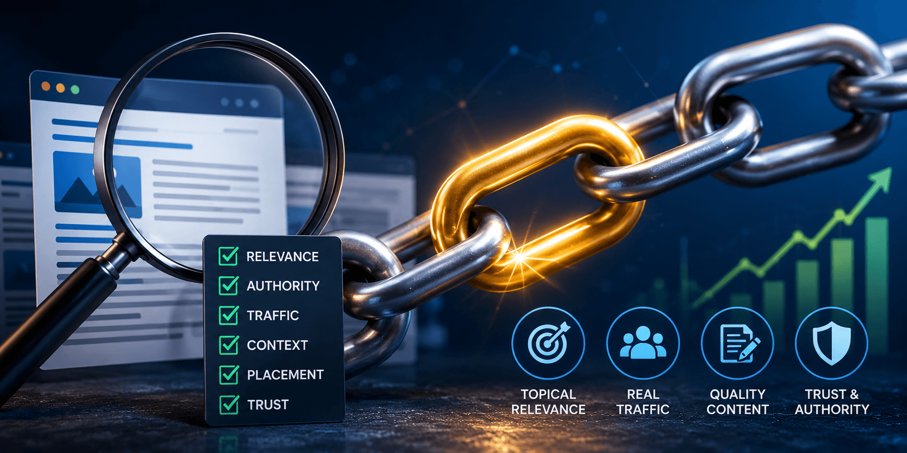 High quality backlink signals